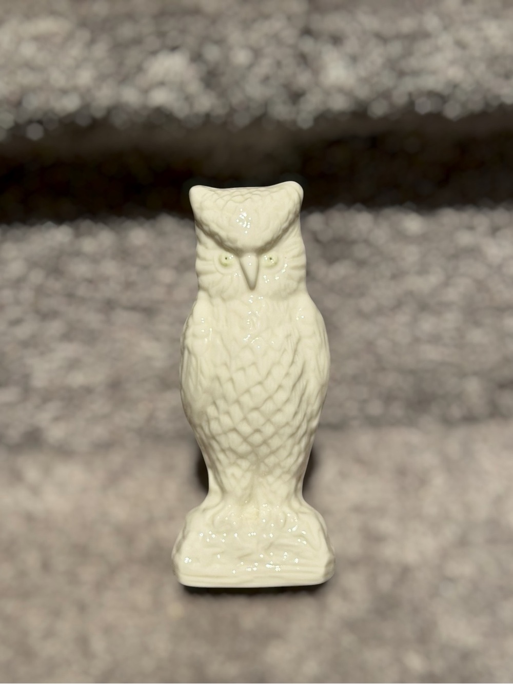 Belleek Ireland Vintage Owl Figurine Irish Porcelain Bird Collectible Statue